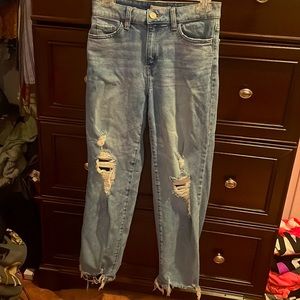 High rise jeans